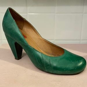 Miz Mooz Green Heels